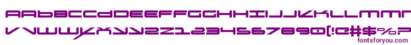 フォントoramac – 紫色のフォント