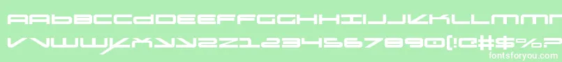 oramac Font – White Fonts on Green Background