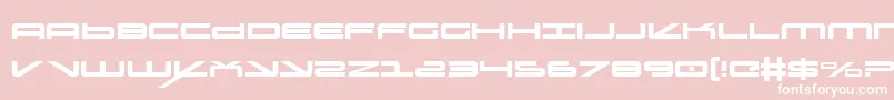 oramac Font – White Fonts on Pink Background