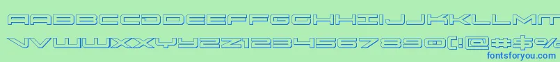 More about oramac3d Font oramac3d Font – Blue Fonts on Green Background