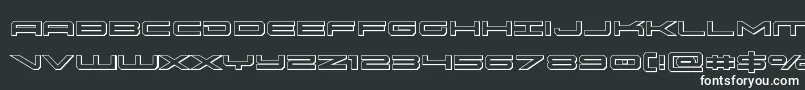 oramac3d Font – White Fonts on Black Background