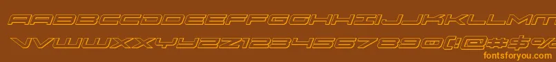 fuente oramac3dital – Fuentes Naranjas Sobre Fondo Marrón