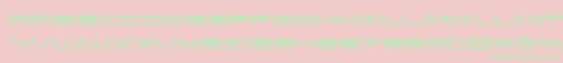 oramacchrome Font – Green Fonts on Pink Background