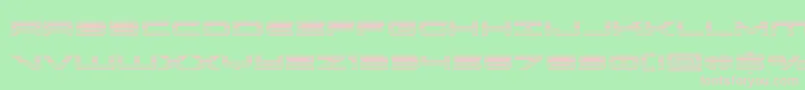 oramacchrome Font – Pink Fonts on Green Background