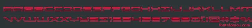 oramacchrome Font – Red Fonts on Black Background
