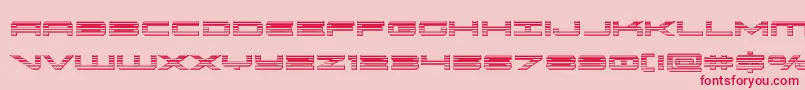 oramacchrome Font – Red Fonts on Pink Background