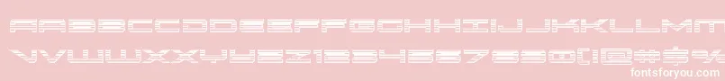 oramacchrome Font – White Fonts on Pink Background