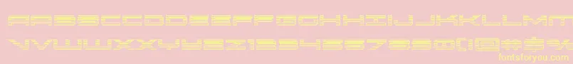 oramacchrome Font – Yellow Fonts on Pink Background