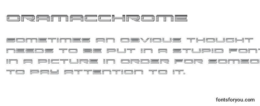 Обзор шрифта Oramacchrome