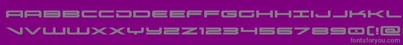 Police oramacexpand – polices grises sur fond violet