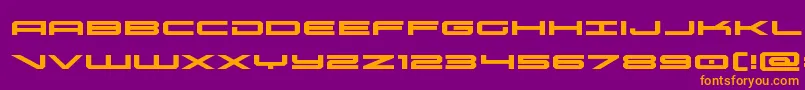 Шрифт oramacexpand – оранжевые шрифты на фиолетовом фоне