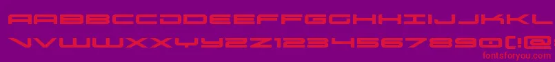 oramacexpand Font – Red Fonts on Purple Background