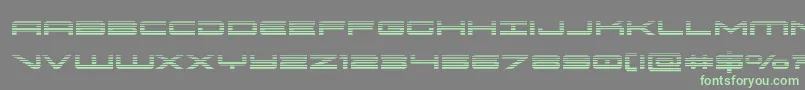 Шрифт oramacgrad – зелёные шрифты на сером фоне