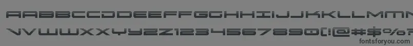 oramachalf Font – Black Fonts on Gray Background