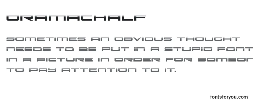 Обзор шрифта Oramachalf