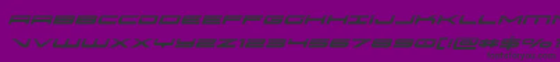 oramachalfital Font – Black Fonts on Purple Background