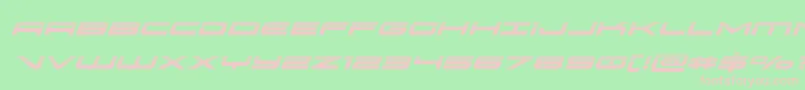 oramachalfital Font – Pink Fonts on Green Background