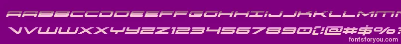 oramachalfital Font – Pink Fonts on Purple Background