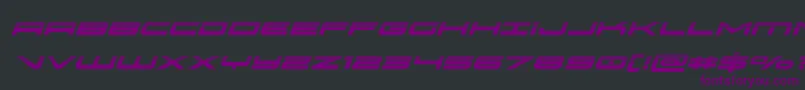 oramachalfital Font – Purple Fonts on Black Background