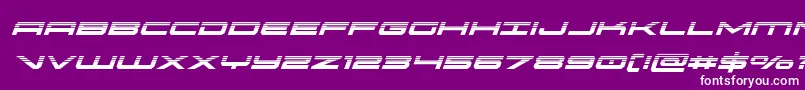 oramachalfital Font – White Fonts on Purple Background