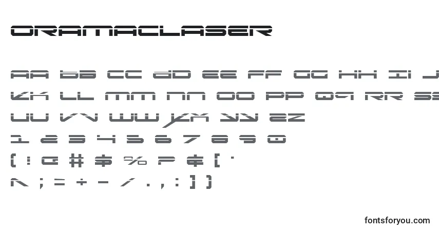 Шрифт Oramaclaser (136208) – алфавит, цифры, специальные символы