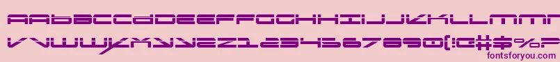 oramaclaser Font – Purple Fonts on Pink Background