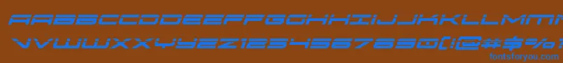 More about oramaclaserital Font oramaclaserital Font – Blue Fonts on Brown Background