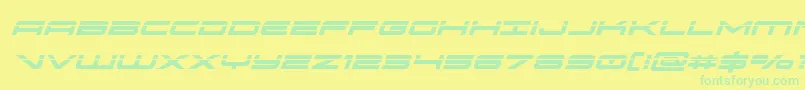Więcej informacji o czcionce oramaclaserital Czcionka oramaclaserital – zielone czcionki na żółtym tle