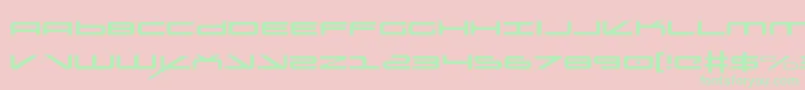 oramaclight Font – Green Fonts on Pink Background