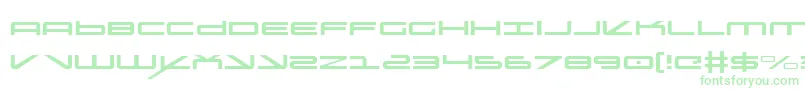 Шрифт oramaclight – зелёные шрифты на белом фоне