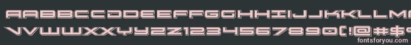 oramacpunch Font – Pink Fonts on Black Background