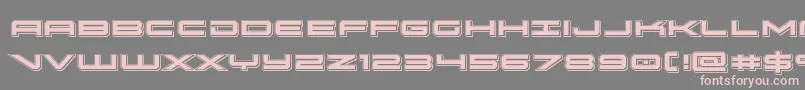 oramacpunch Font – Pink Fonts on Gray Background