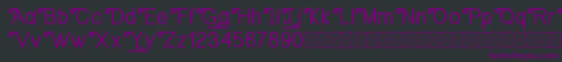 OrangejusDemo Font – Purple Fonts on Black Background
