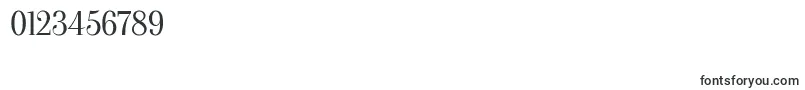 Oranienbaum Font – Fonts for Numbers and Digits