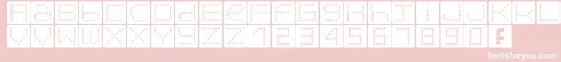 Orb Font – White Fonts on Pink Background