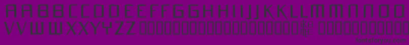 ORCHM    Font – Black Fonts on Purple Background