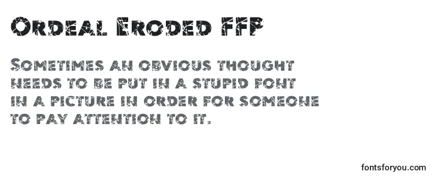 Ordeal Eroded FFP Font