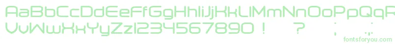 フォントOrenburg Bold – 緑のフォント