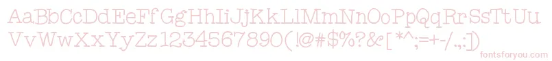 Mixcomic Font – Pink Fonts on White Background