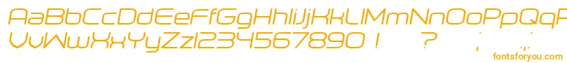 Orenburg Italic-fontti – oranssit fontit