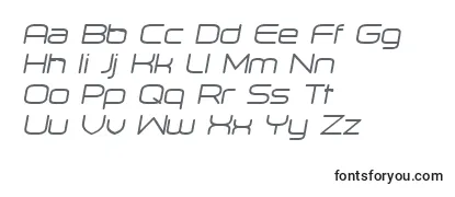 Schriftart Orenburg Italic