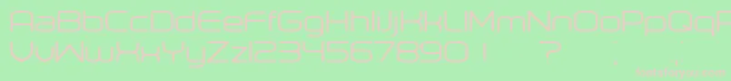 Orenburg Font – Pink Fonts on Green Background