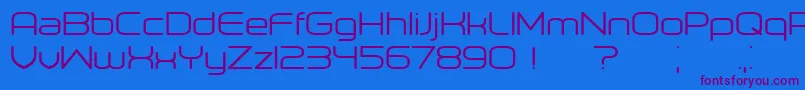 Orenburg Font – Purple Fonts on Blue Background