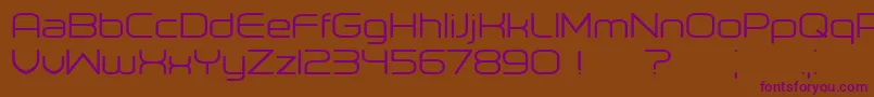 Orenburg Font – Purple Fonts on Brown Background