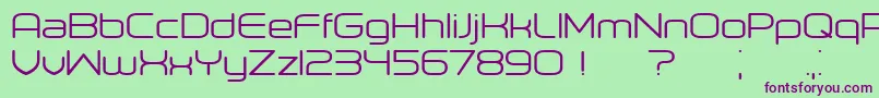 Orenburg Font – Purple Fonts on Green Background