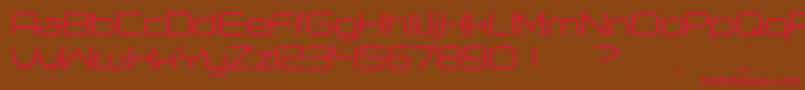 Weitere Informationen zur Orenburg-Schriftart Orenburg-Schriftart – Rote Schriften auf braunem Hintergrund
