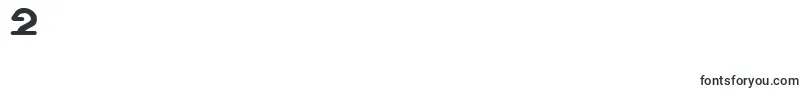 orgy-Schriftart – Schriften für die Ziffer 2