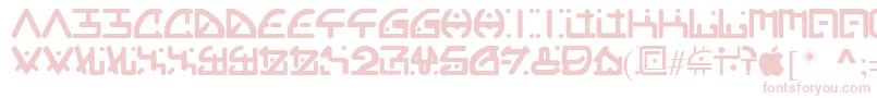 orgy Font – Pink Fonts on White Background