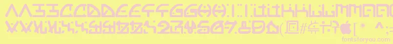 More about orgy Font orgy Font – Pink Fonts on Yellow Background