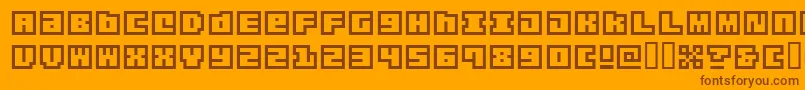 Lisätietoja origa   -fontista origa   -fontti – ruskeat fontit oranssilla taustalla